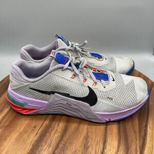 Nike Metcon 7 Shoes Mens Size 13 Gray Violet Haze Running Weightlifting Comfort